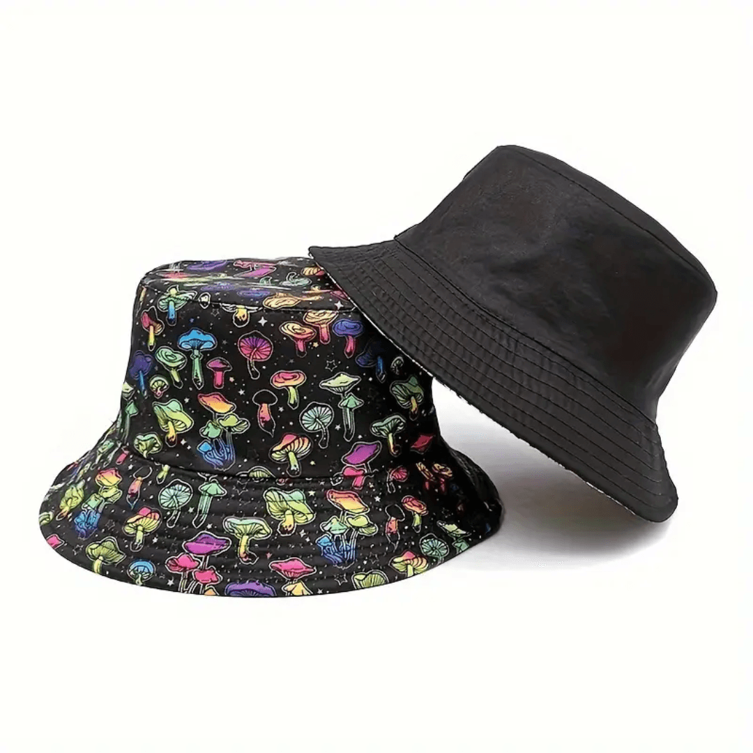 Fischerhut kleine Pilze wendbar - FestivalStuff