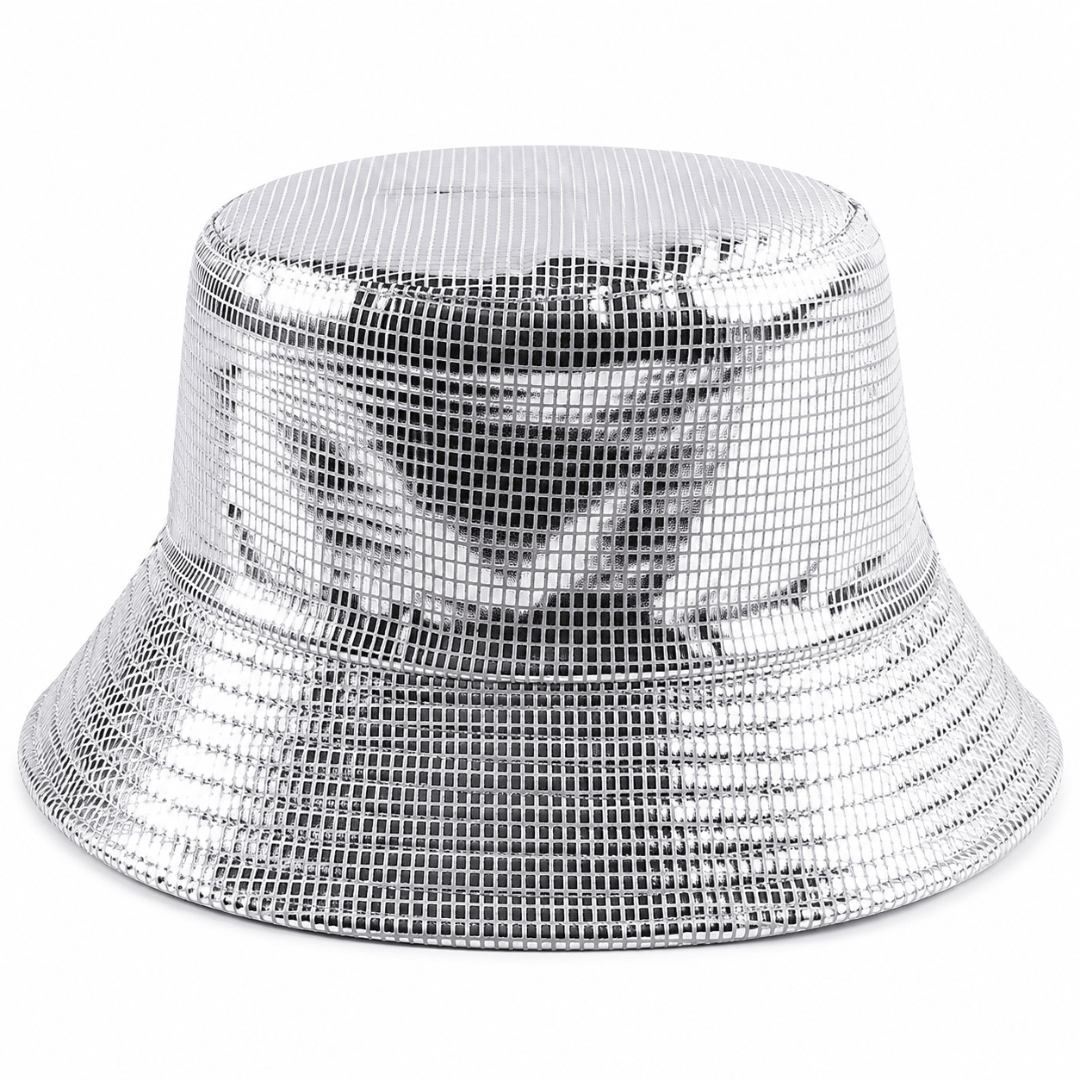 Fischerhut Metallic Silber - FestivalStuff