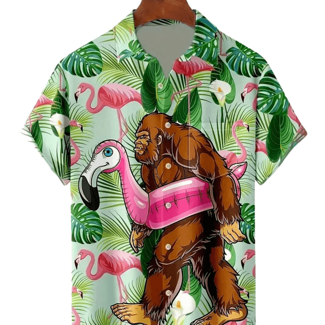Flamingo Hemd Herren 1 - FestivalStuff