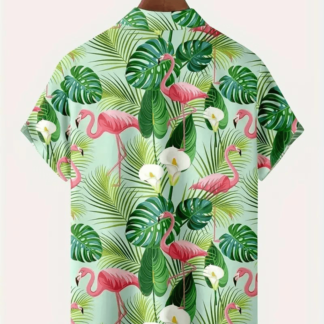 Flamingo Hemd Herren 1 - FestivalStuff