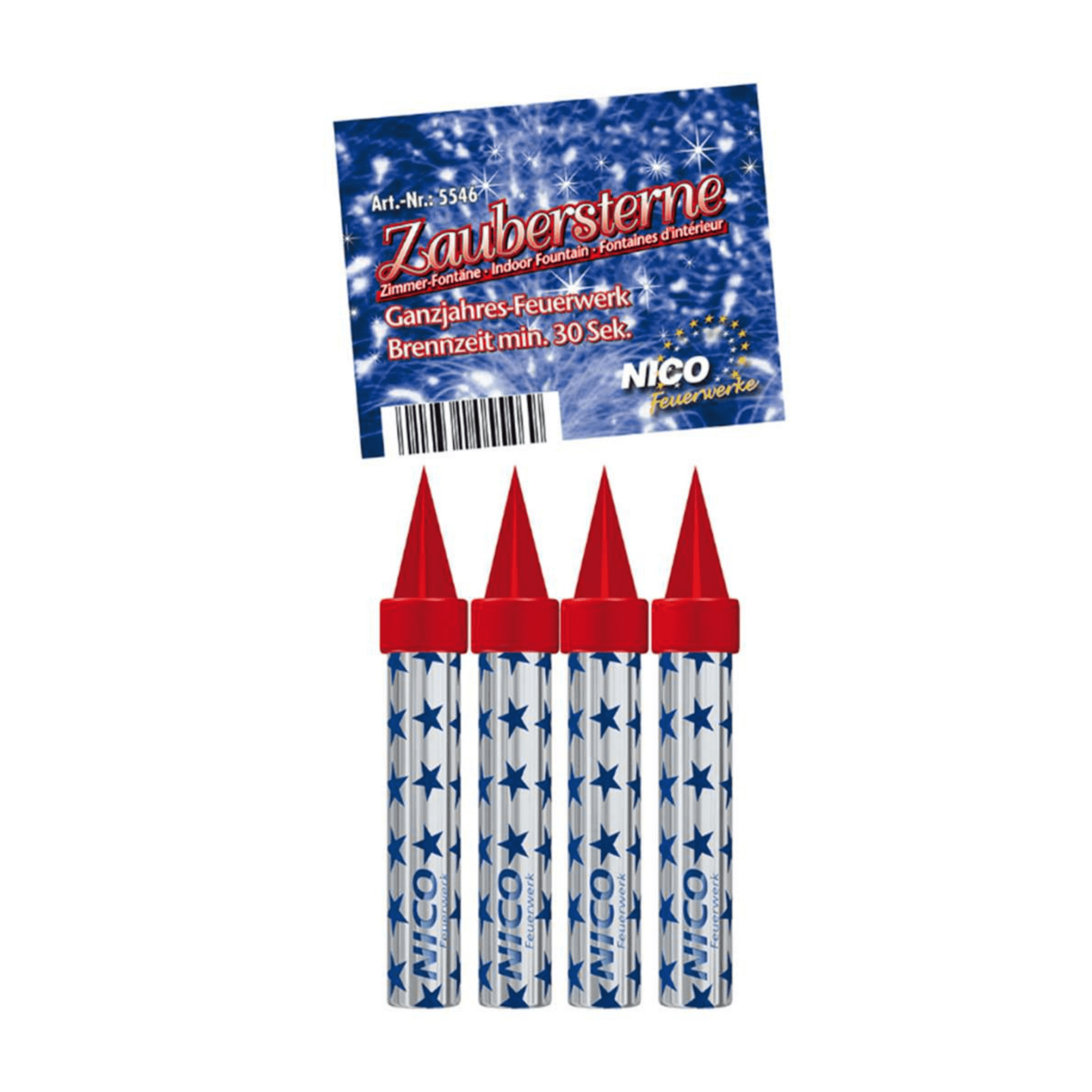 Flaschenfeuerwerk Zaubersterne im 4er Btl. - FestivalStuff