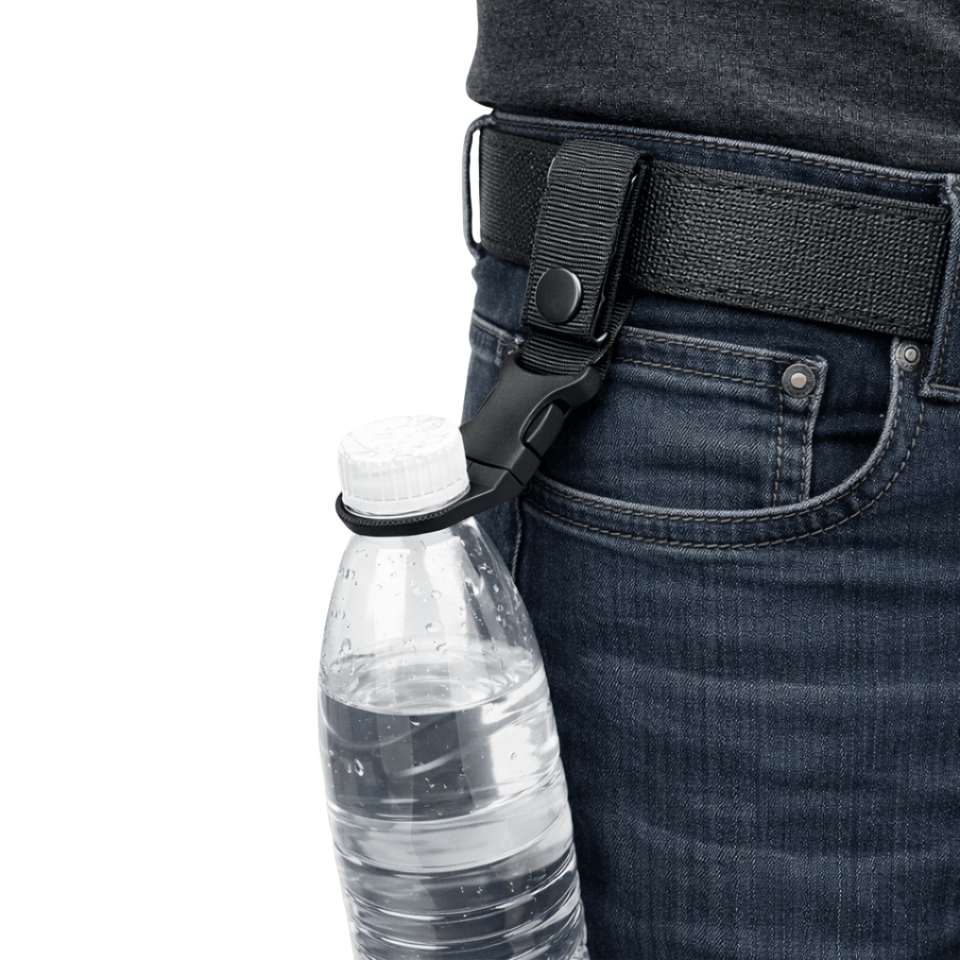 Flaschenhalter 01 schwarz - FestivalStuff