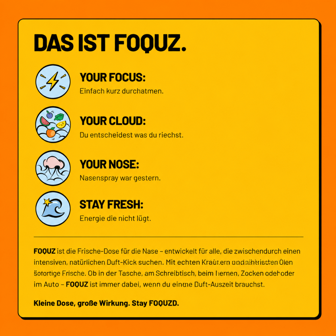 FOQUZ Duftdosen Bundle – Der Kaugummi für deine Nase - FestivalStuff
