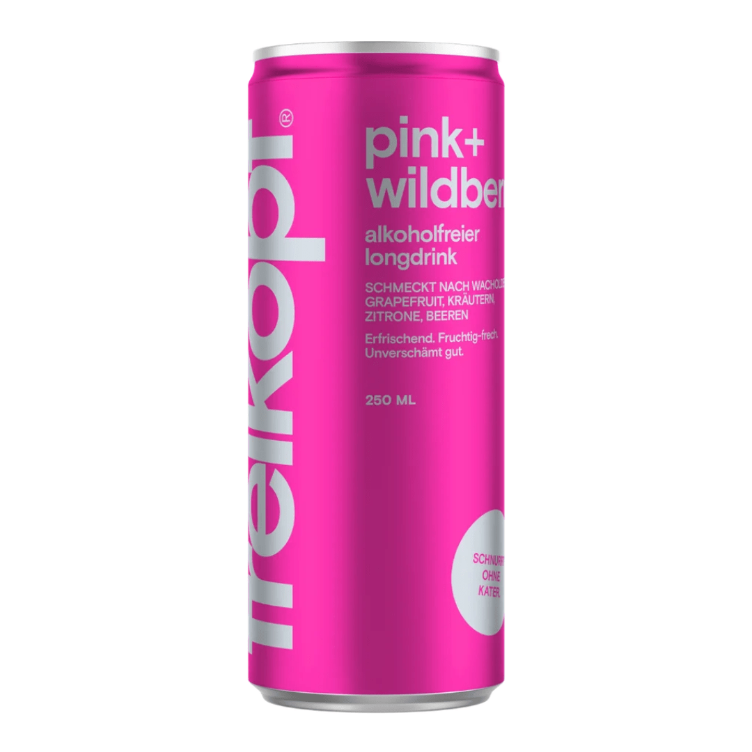 Freikopf Pink + Wildberry Alkoholfreier Longdrink - FestivalStuff