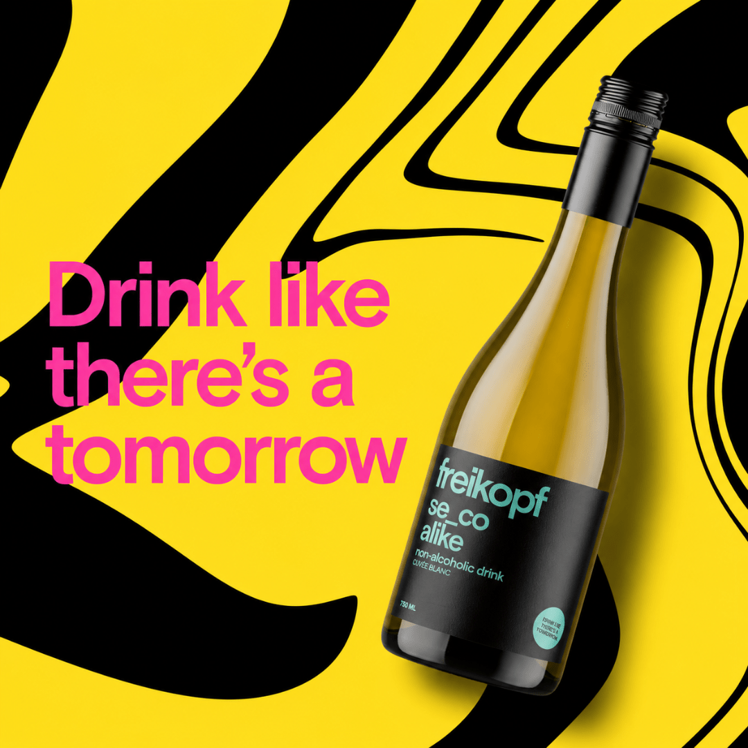 Freikopf se_co 750 ml – Alkoholfreier Secco Cuvée Blanc - FestivalStuff