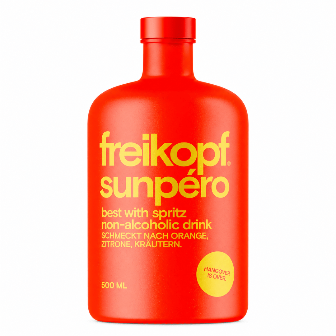 Freikopf Sunpéro 500 ml – Alkoholfreie Aperitivo-Basis - FestivalStuff