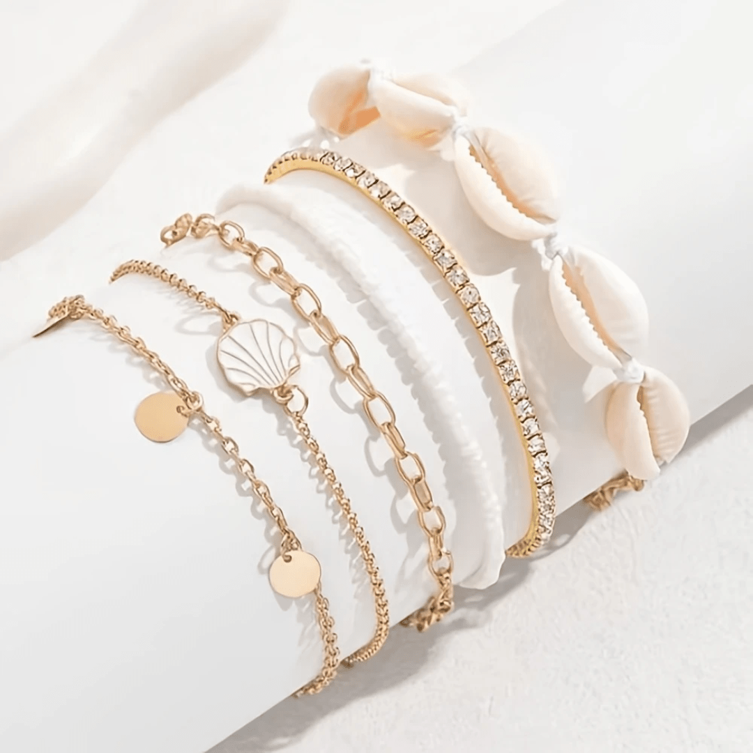 Fußketten Boho 6 - teilig - FestivalStuff