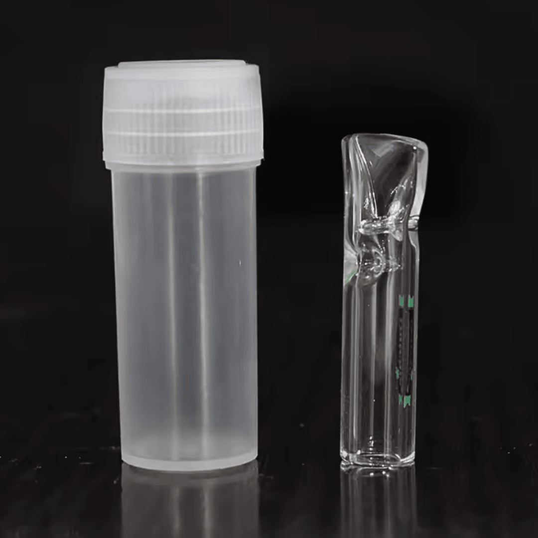 Glas Filter Tip 8 mm flach – Flaches Mundstück aus Glas - FestivalStuff