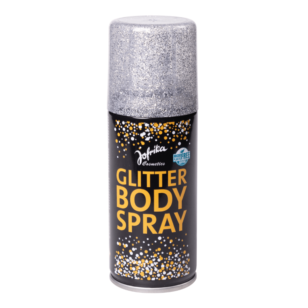 Glitter Bodyspray Silber - FestivalStuff