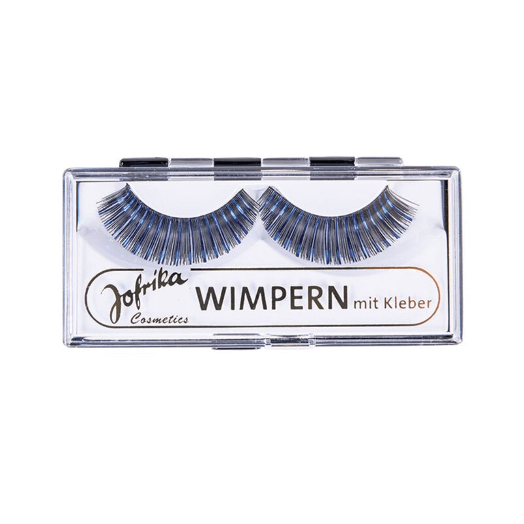 Glitter Wimpern Blau - FestivalStuff