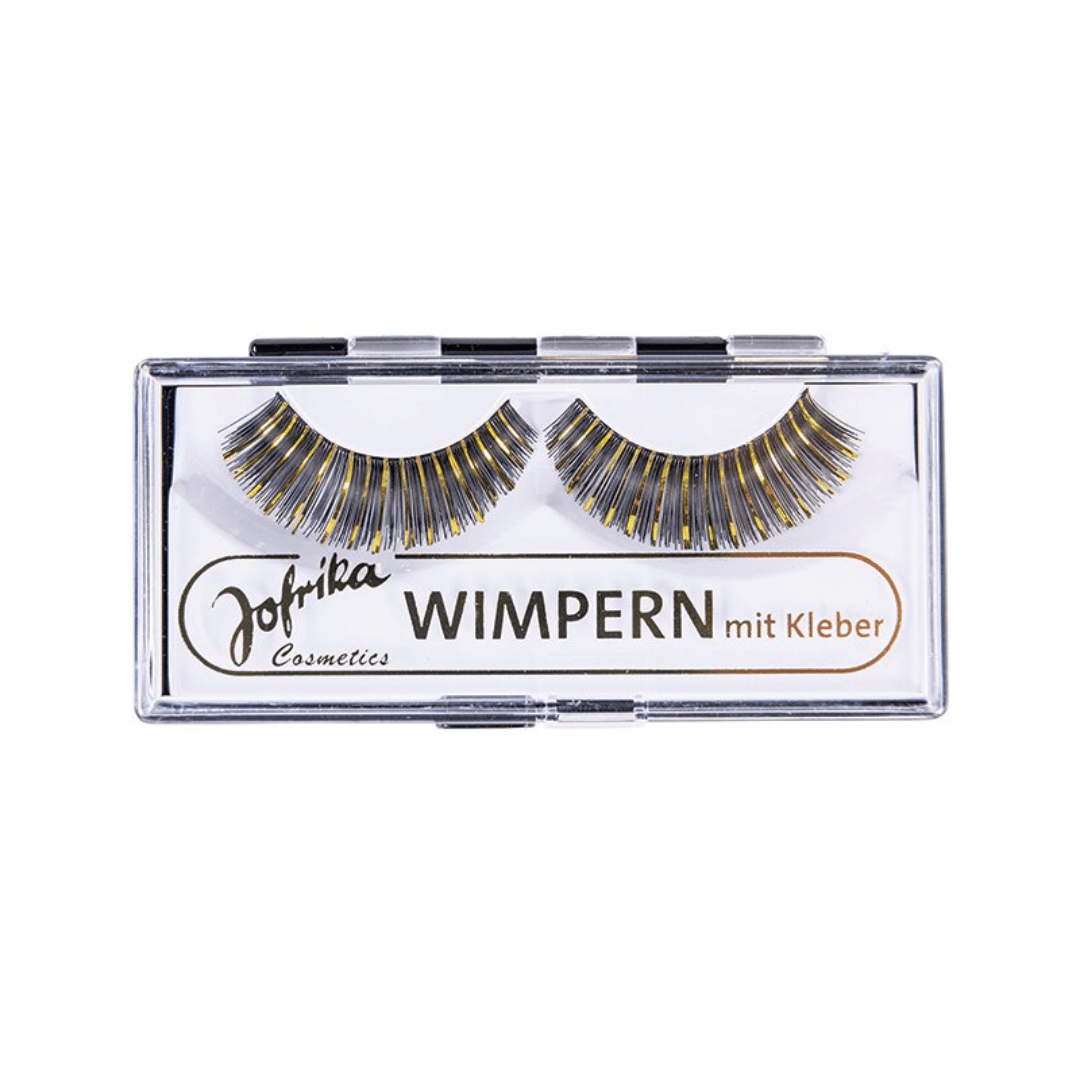 Glitter Wimpern Gold - FestivalStuff
