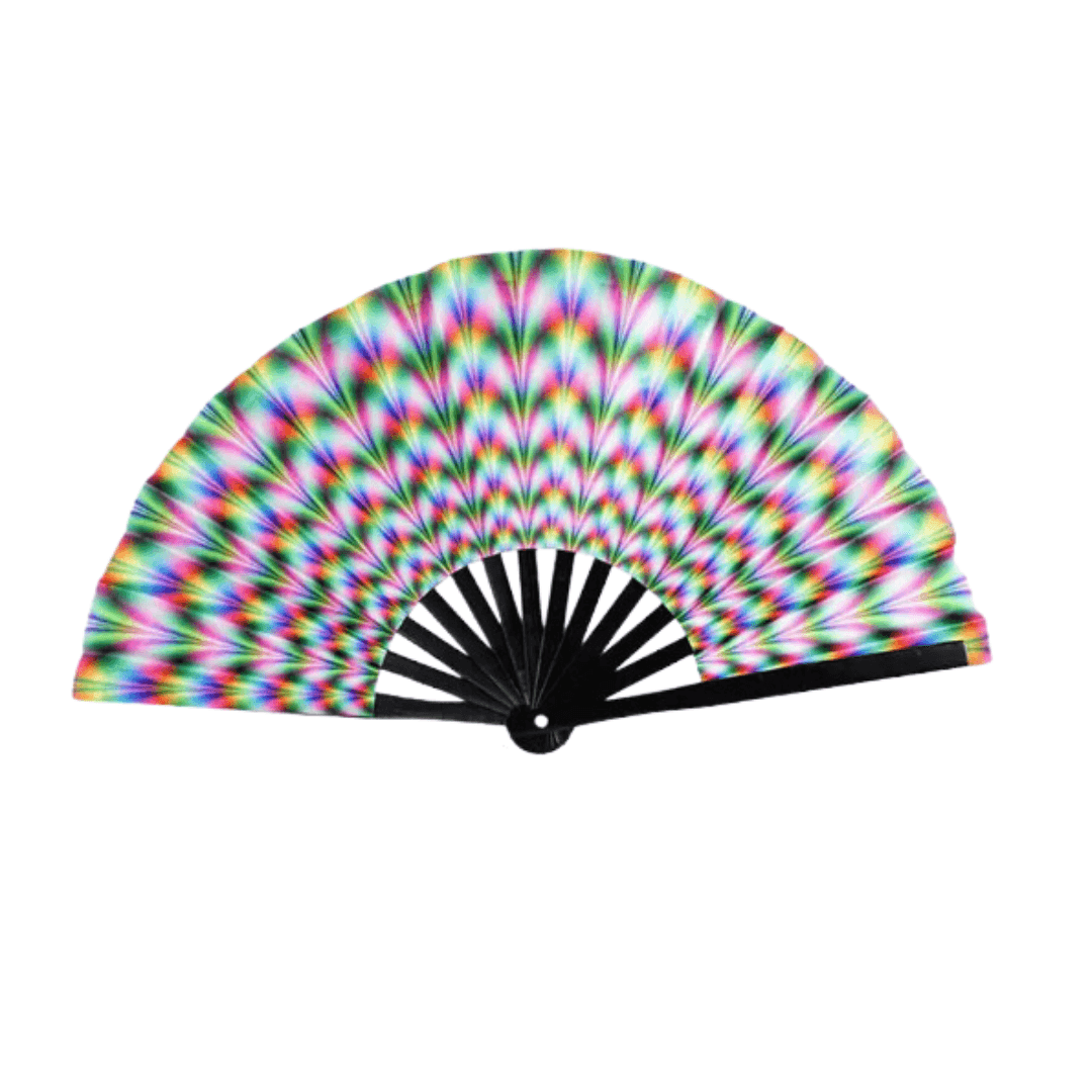 Großer Fächer 64cm VISUELL - FestivalStuff