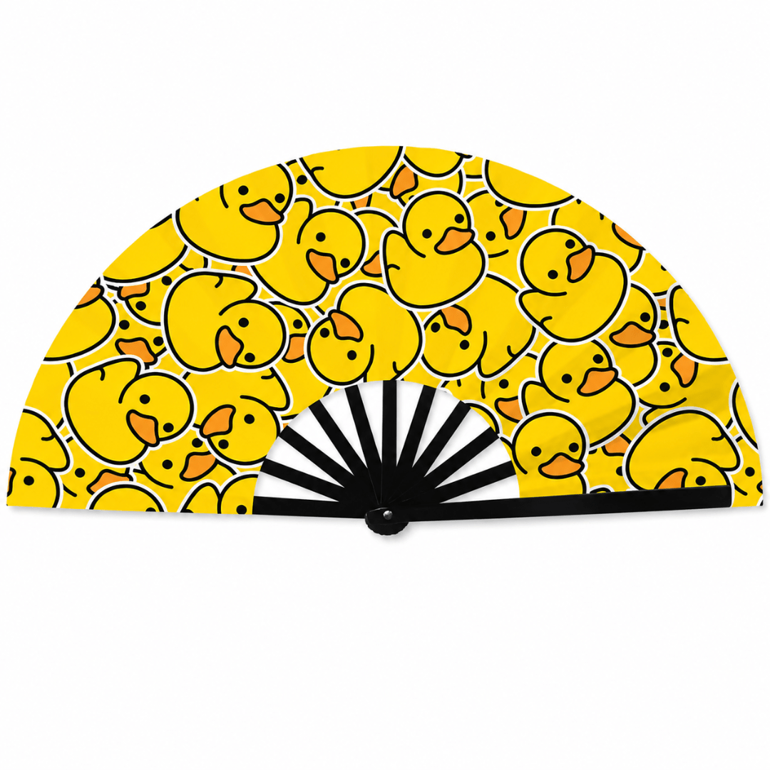 Großer Fächer Gummiente 64 cm - FestivalStuff