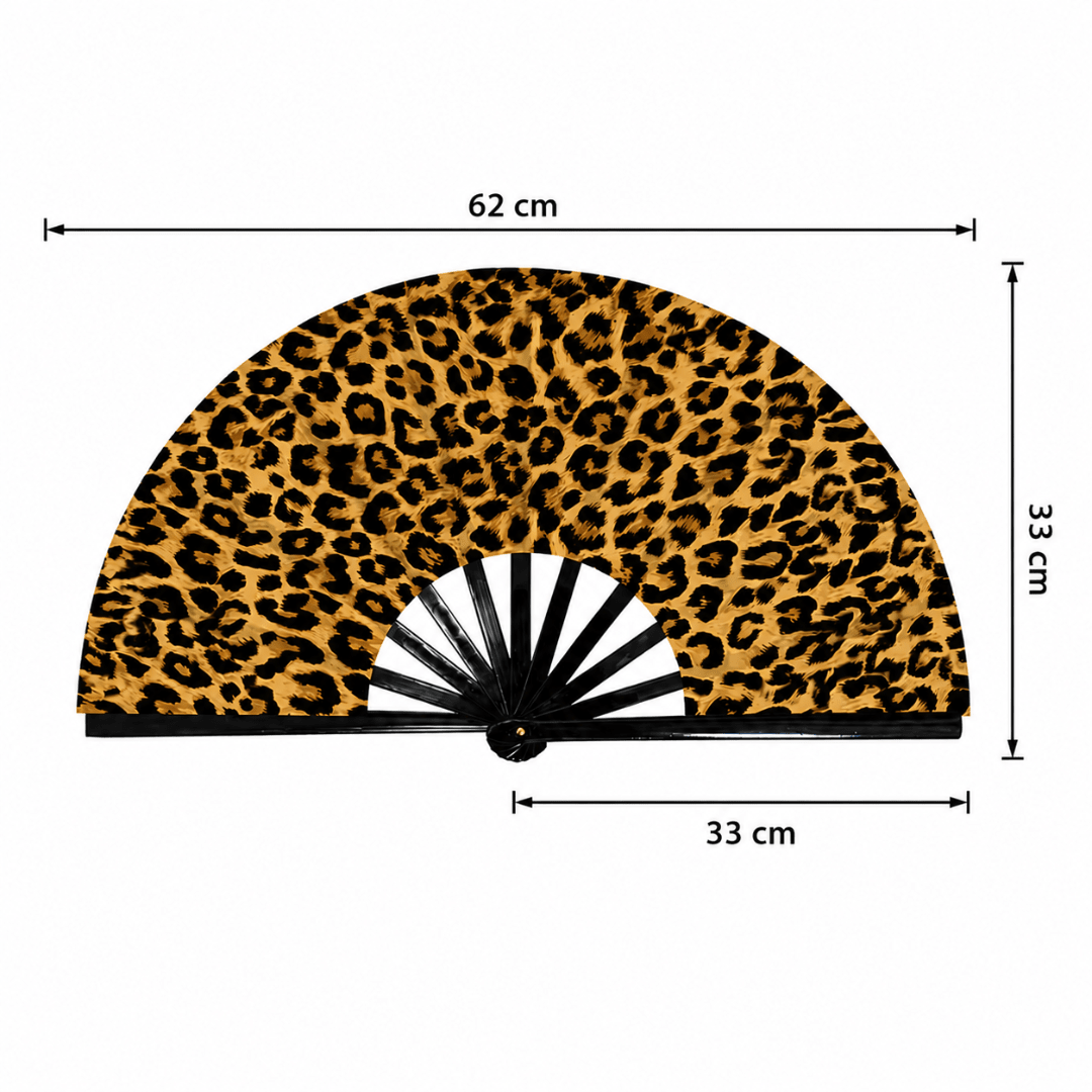 Großer Festival Fächer Leo 62 cm - FestivalStuff