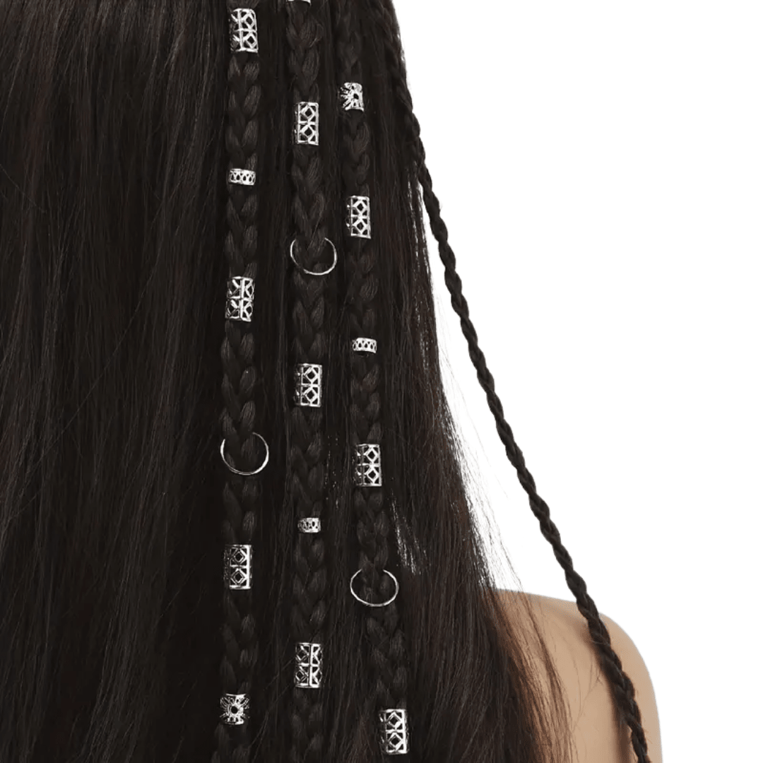 Haar Clips Braid Rings - FestivalStuff