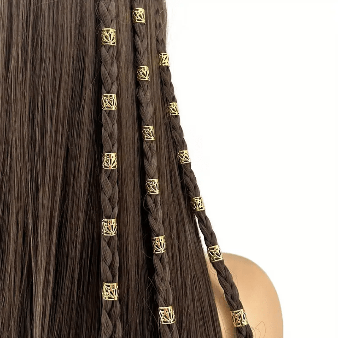 Haar Clips Glam Gold - FestivalStuff