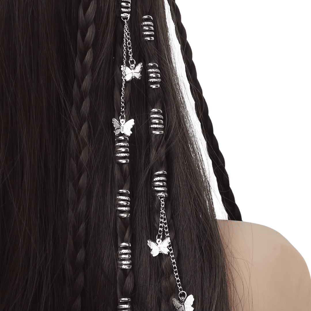 Haar Clips mit Schmetterling Anhängern - FestivalStuff