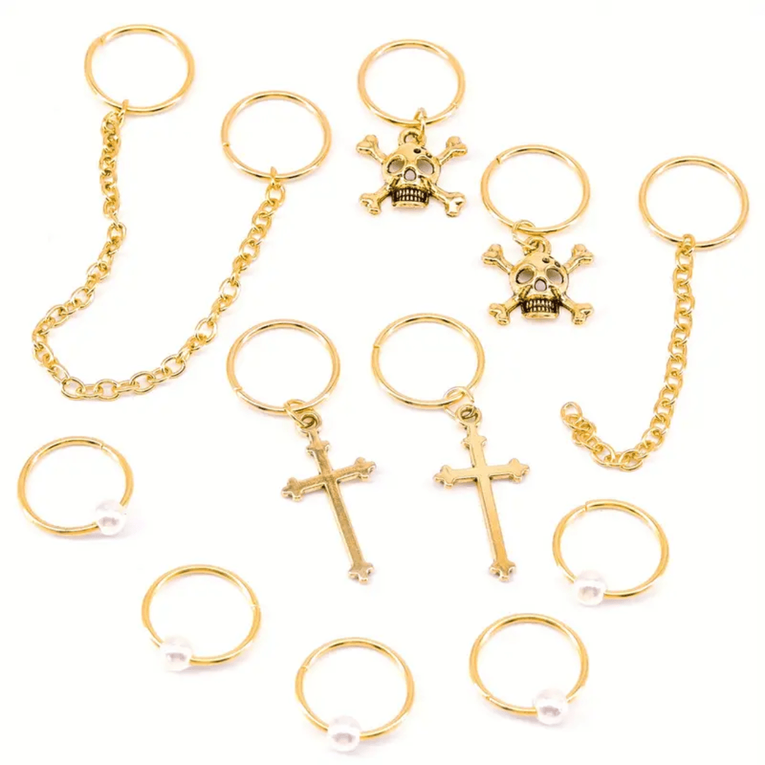 Haar Clips Skulls and Crosses - FestivalStuff