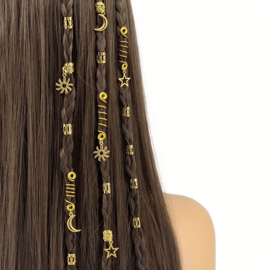Haar Clips Sonne Mond Sterne - FestivalStuff
