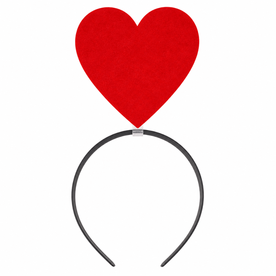 Haarreif Herz Rot - FestivalStuff