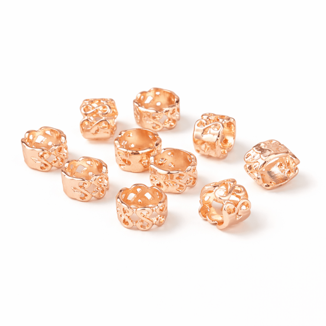 Haarringe Ornament Roségold - FestivalStuff