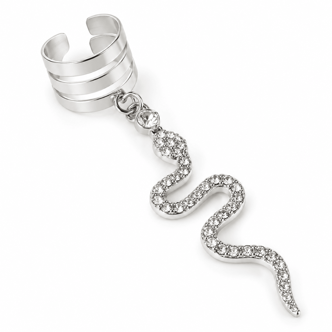 Hair Cuffs Schlange Silber 5 Stück - FestivalStuff