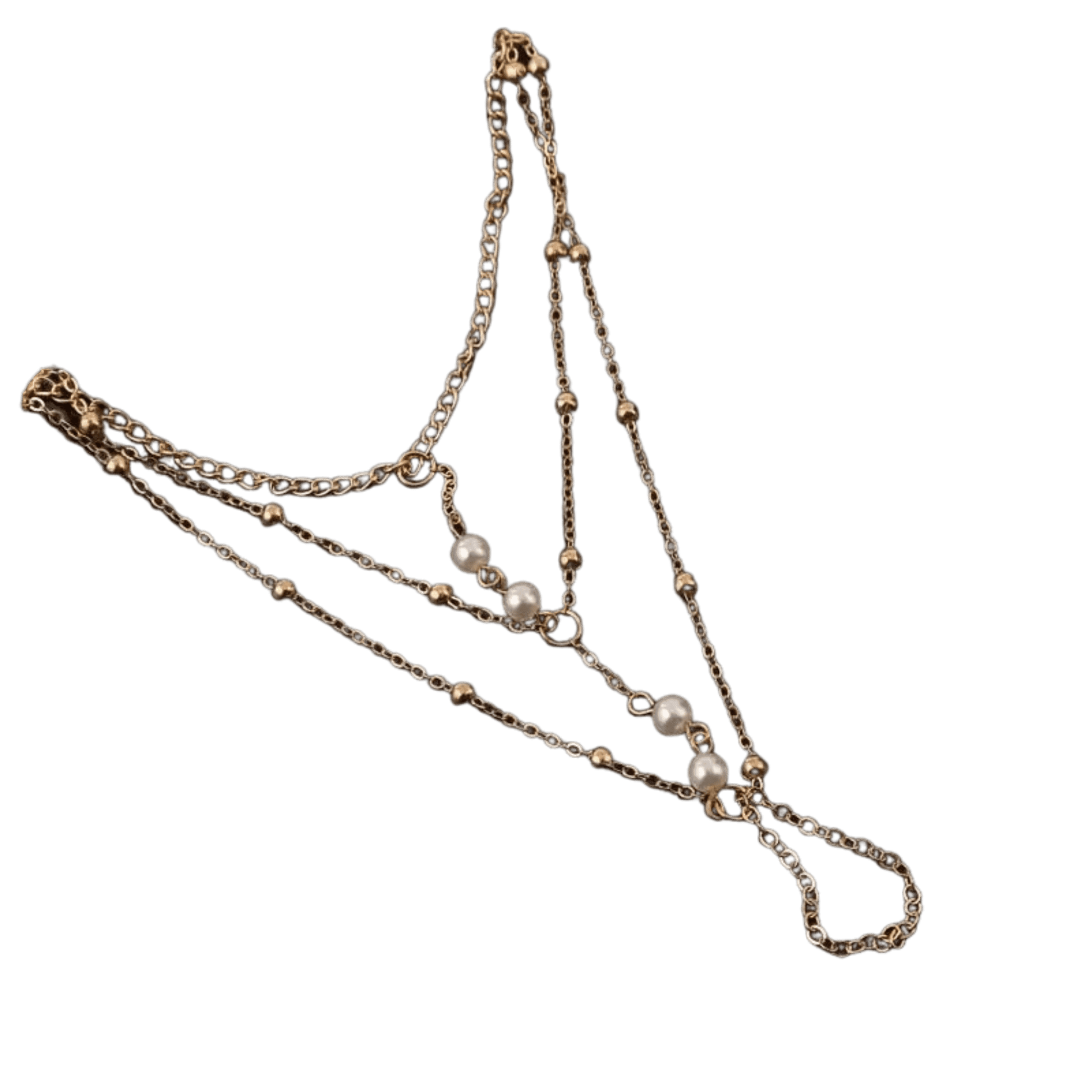 Handkette Gold mit Perlen - FestivalStuff