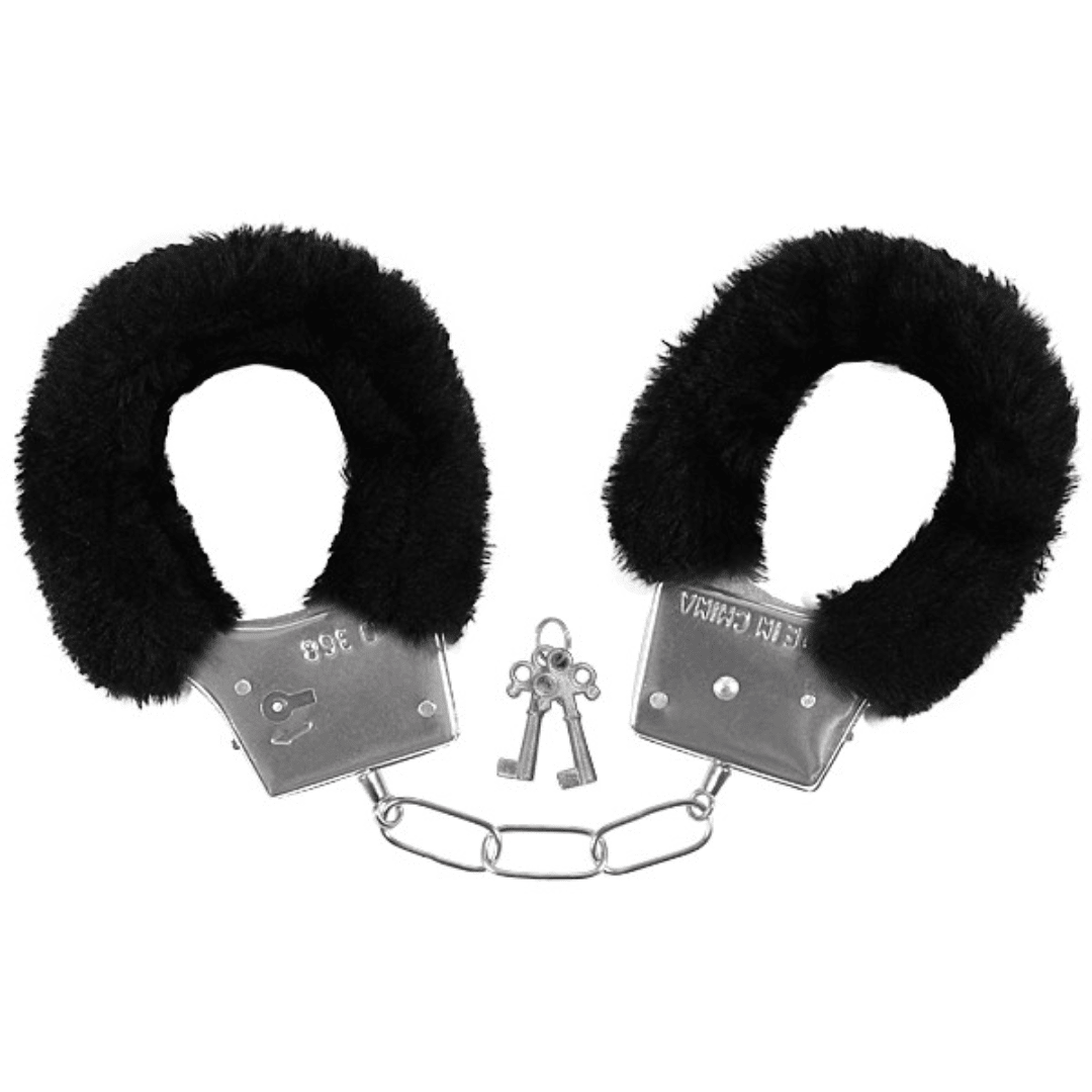 Handschellen mit Plüsch und Schlüssel - FestivalStuff