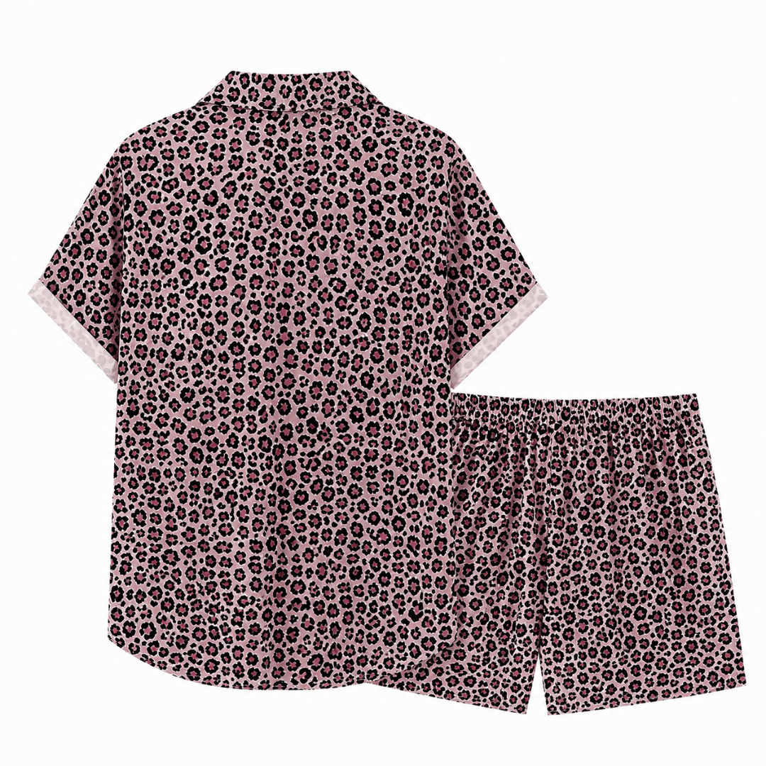 Herren Festival Outfit Leo Vibes Rosa 2-teilig - FestivalStuff