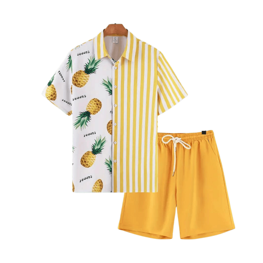 Herren Outfit Ananas 2 - teilig  23 Festival - FestivalStuff