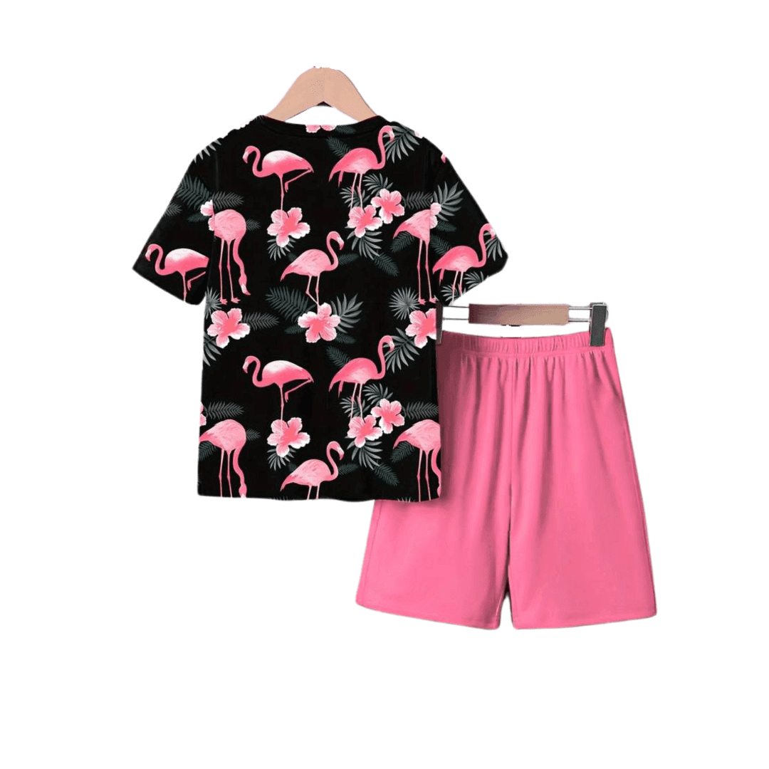 Herren Outfit Flamingo 2 - teilig  3 - FestivalStuff