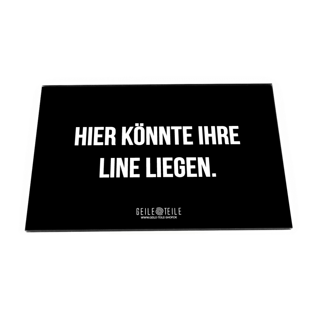 Hier Könnte - Ziehunterlage - FestivalStuff