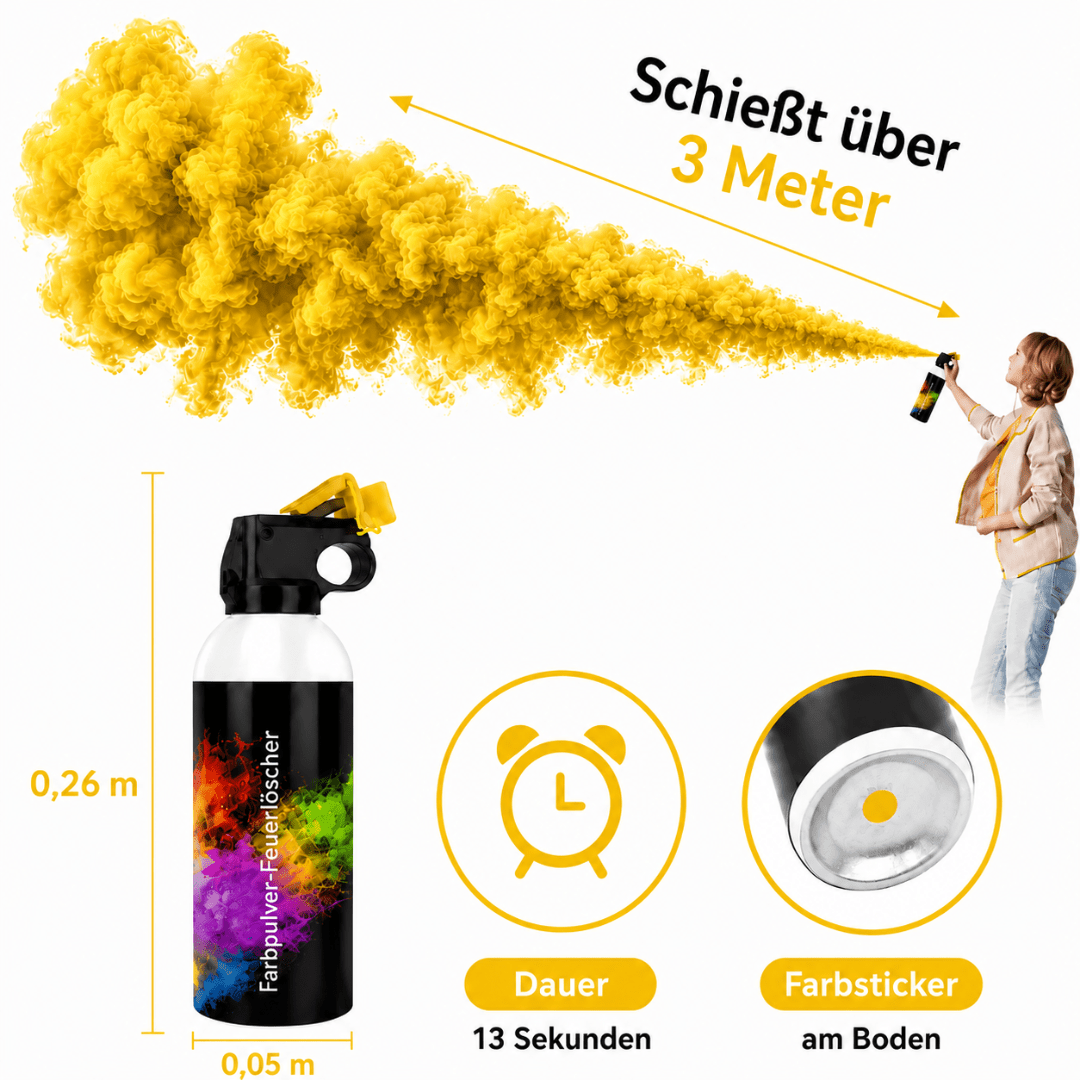 Holy Farbpulverlöscher Gelb - FestivalStuff