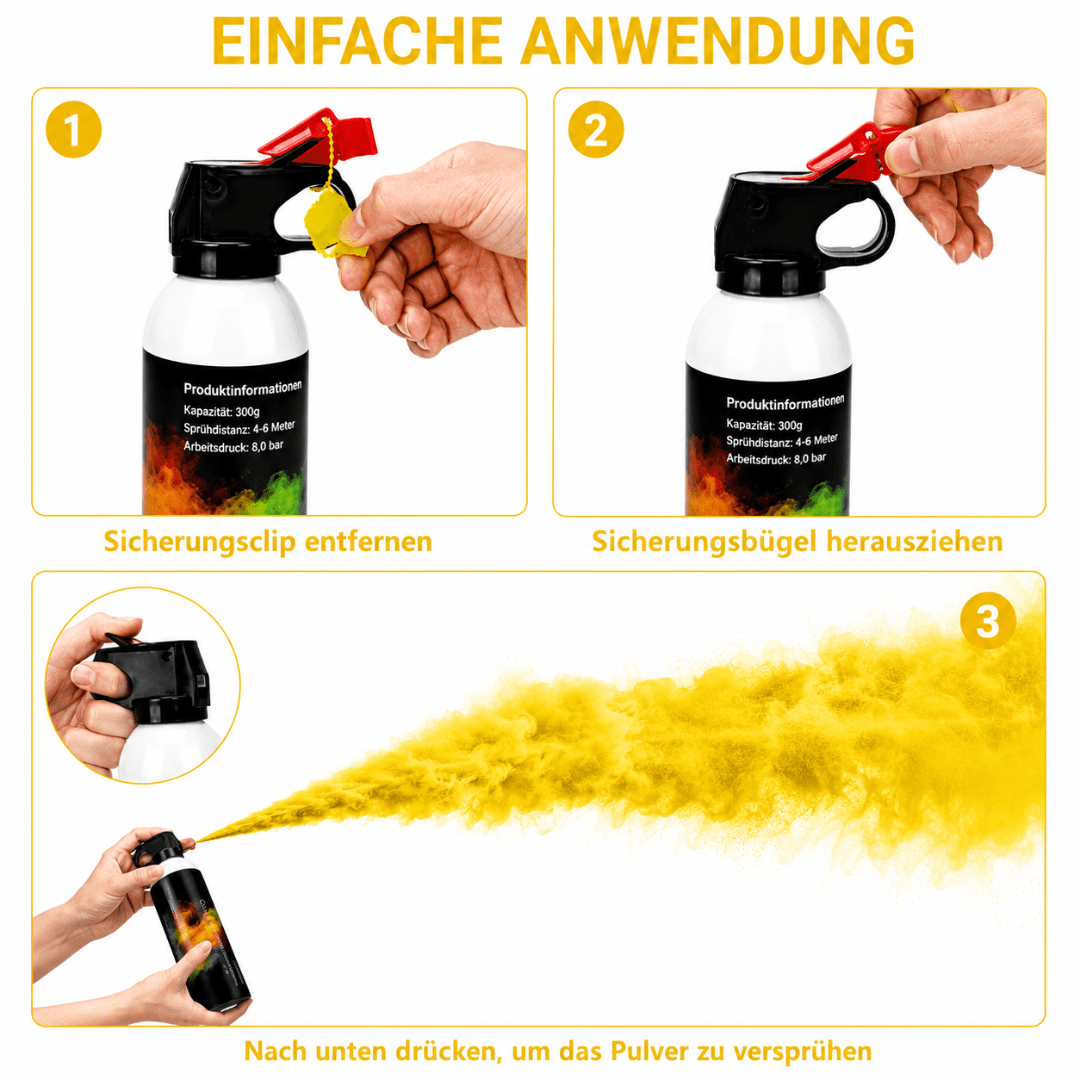 Holy Farbpulverlöscher Gelb - FestivalStuff