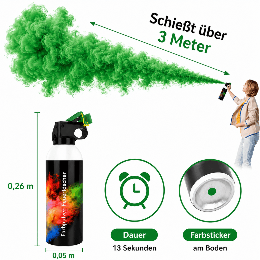 Holy Farbpulverlöscher Grün - FestivalStuff
