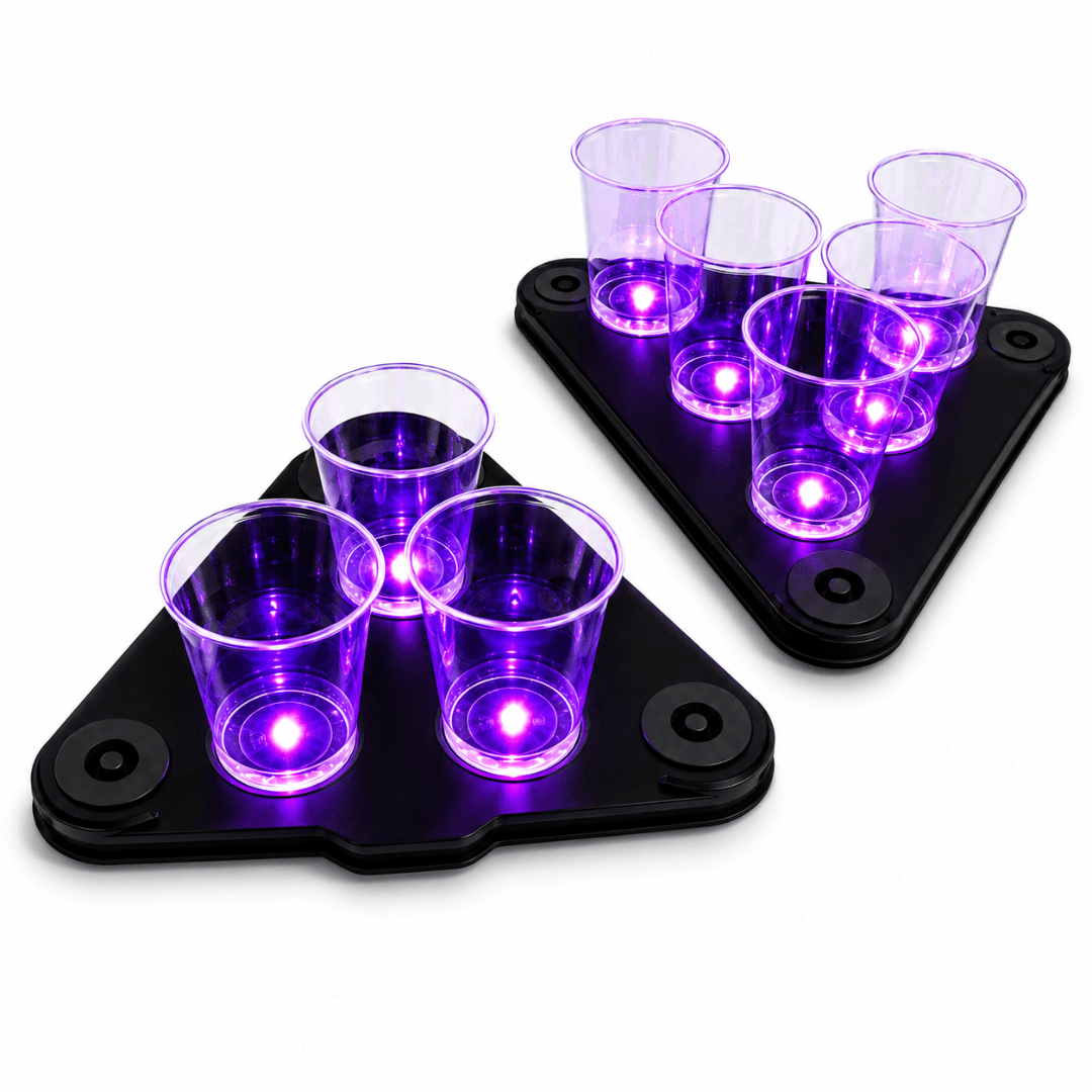 HUB Beer Pong Beleuchtung Set – 22 Becher, 7 Farben & 5 Spielmodi - FestivalStuff
