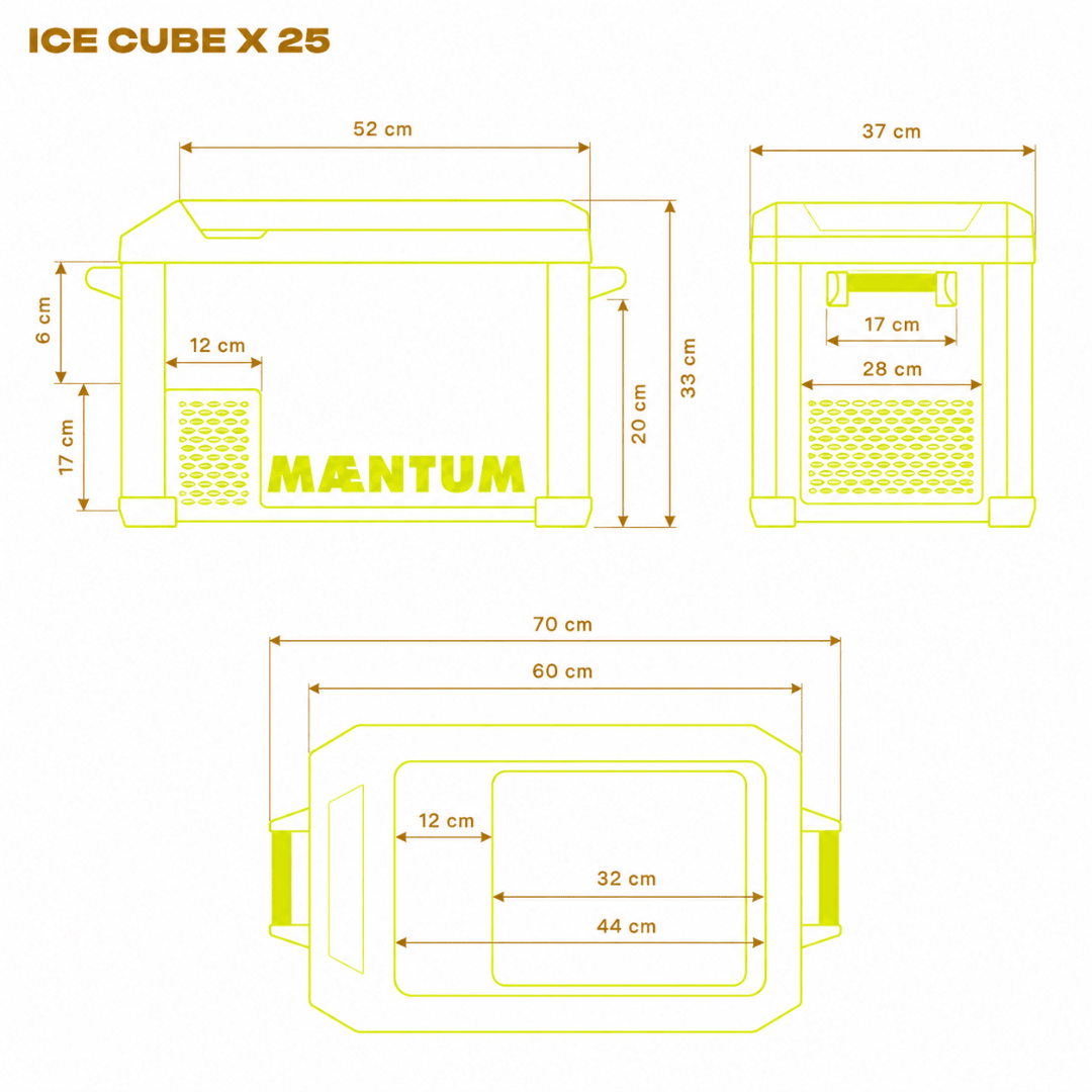 IceCube X25 Kompressor Kühlbox 25L - FestivalStuff