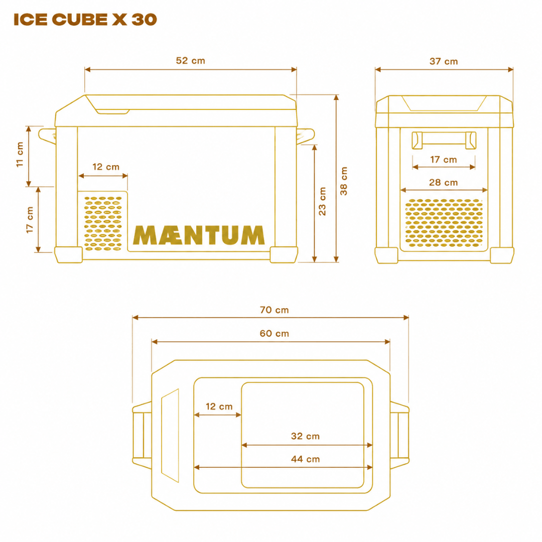 IceCube X30 Kompressor Kühlbox 30L - FestivalStuff