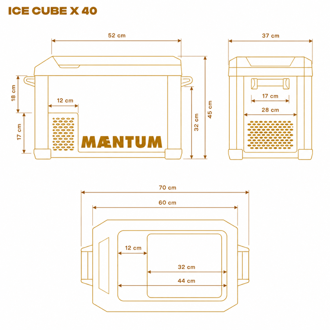 IceCube X40 Kompressor Kühlbox 40L - FestivalStuff