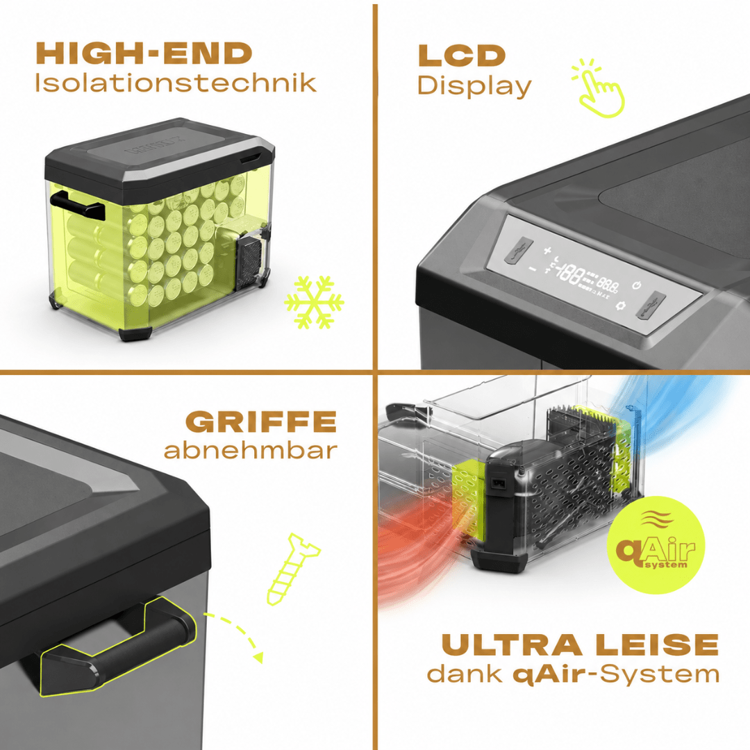IceCube X50 Kompressor Kühlbox 50L - FestivalStuff