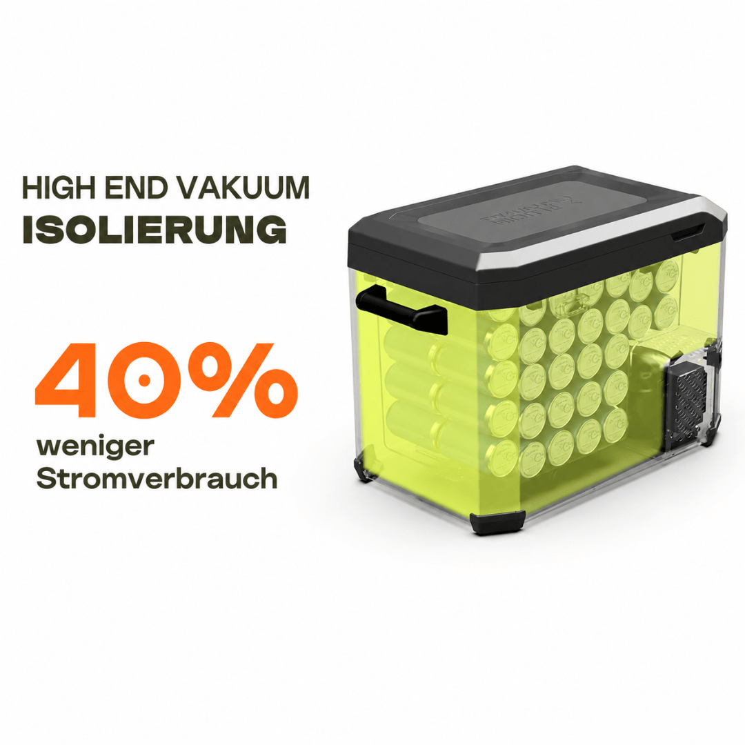 IceCube X50 Kompressor Kühlbox 50L - FestivalStuff