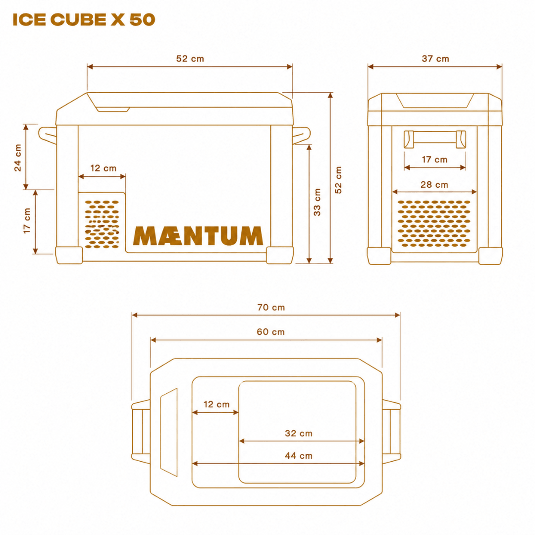 IceCube X50 Kompressor Kühlbox 50L - FestivalStuff