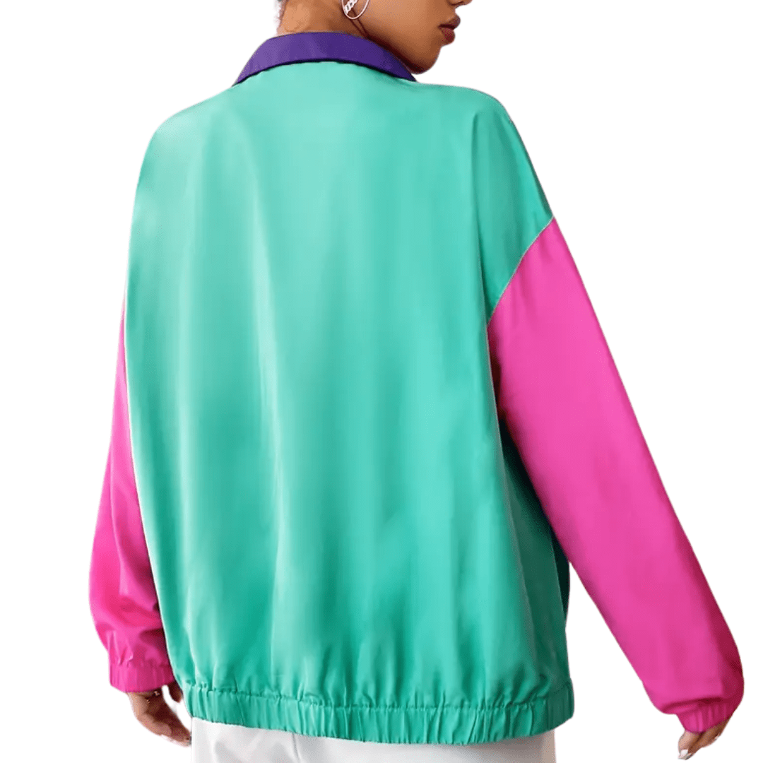 Jacke Retro Colorblock - FestivalStuff