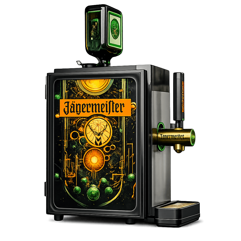 Jägermeister 1 - Bottle Tap Machine "Industrial Look" Edition - FestivalStuff