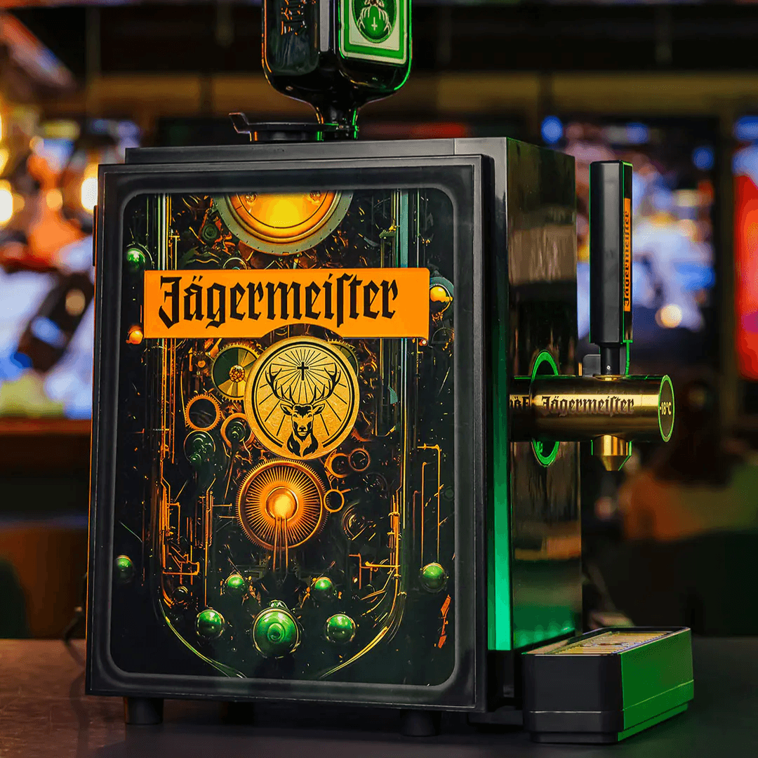 Jägermeister 1 - Bottle Tap Machine "Industrial Look" Edition - FestivalStuff
