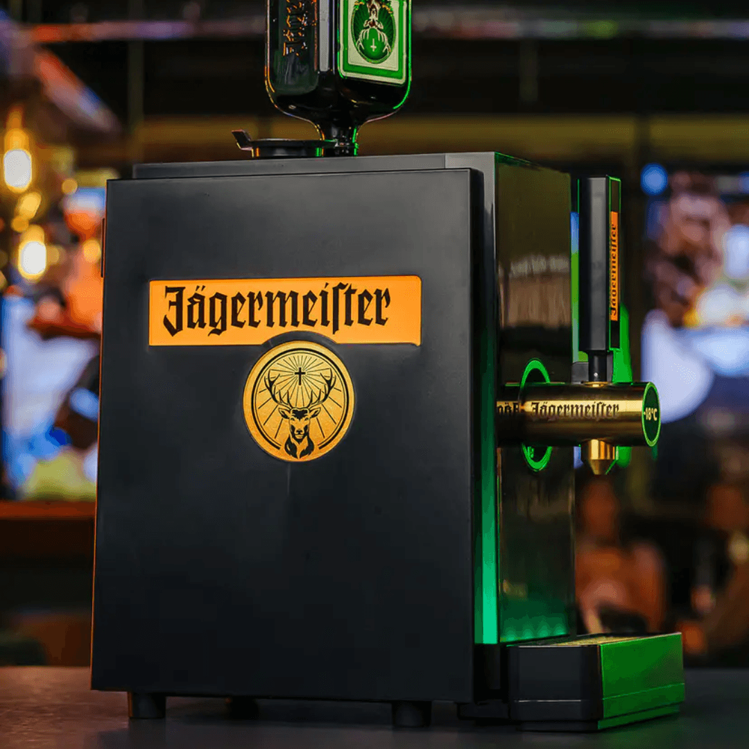 Jägermeister 1 - Bottle Tap Machine "Industrial Look" Edition - FestivalStuff