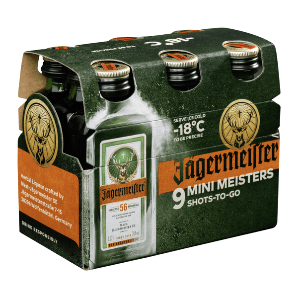 Jägermeister 9x2cl Shots - FestivalStuff