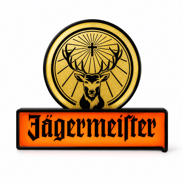 Jägermeister Glow Light – LED Leuchtschild Klein - FestivalStuff