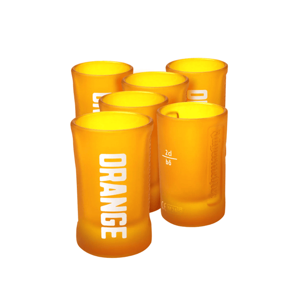 Jägermeister Orange Glas im 6er Karton - FestivalStuff