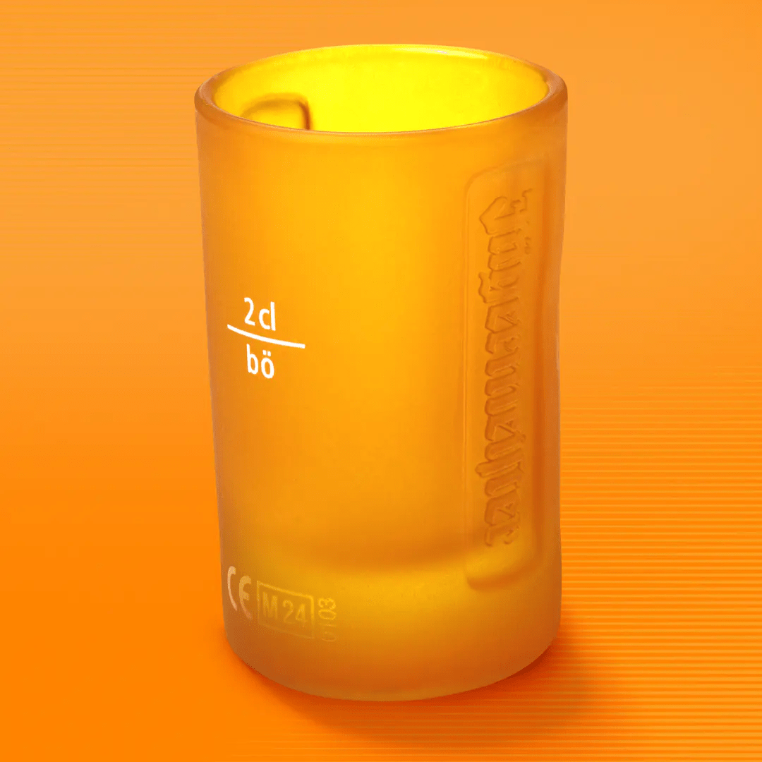 Jägermeister Orange Glas im 6er Karton - FestivalStuff